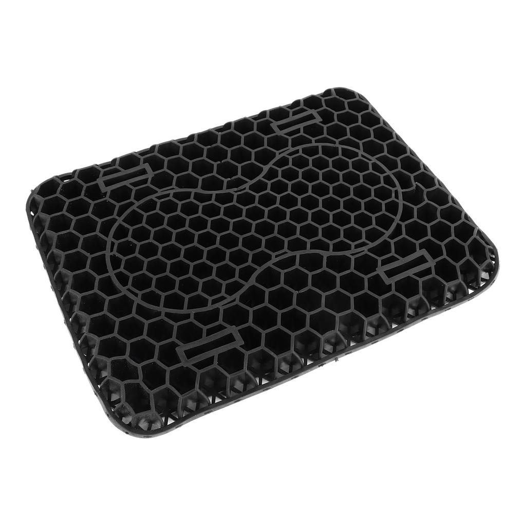 Motorcycle Gel Seat Cushion Comfortable Breathable Shock Absorption Scooter Seat Pad for Long Rides