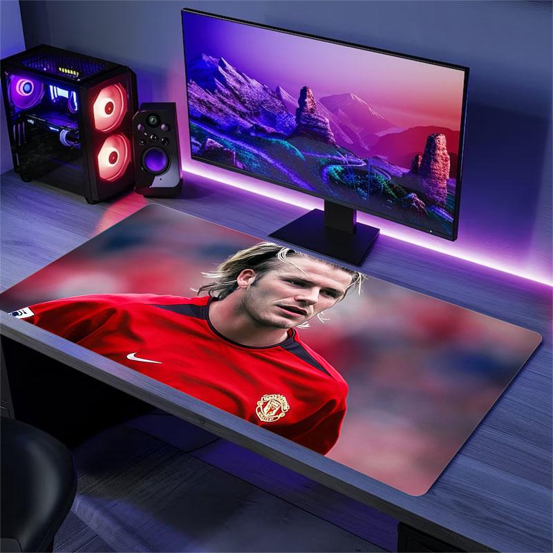 Beckham Mouse Pad, Large Gaming Desk Mat, Non-slip XXL Mousepad for Laptop & Tablet, Mini PC Playmat with Stitched Edges