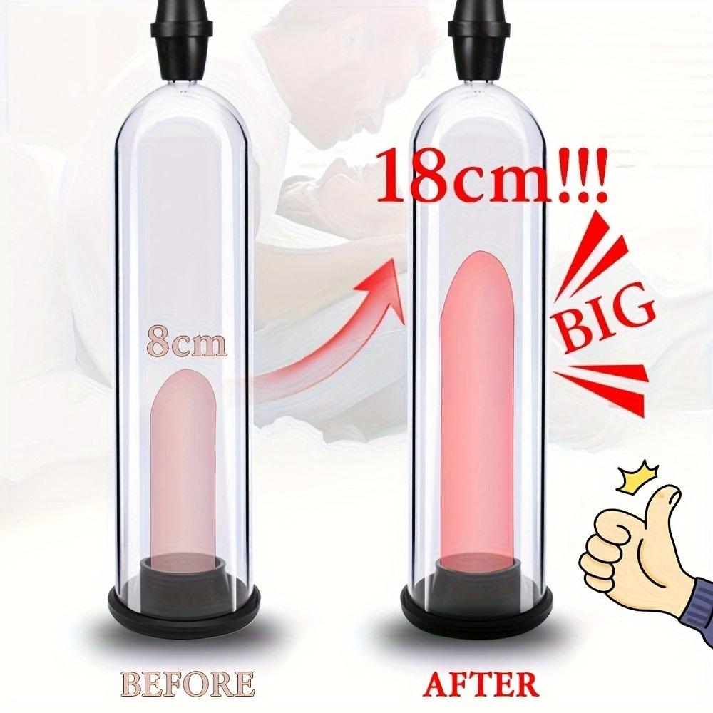 Manual Penis Pump Vacuum Pump Penis Enlargement Enhancement Realistic Vaginal Sleeve Male Masturbator Adults Extender Sex Toys