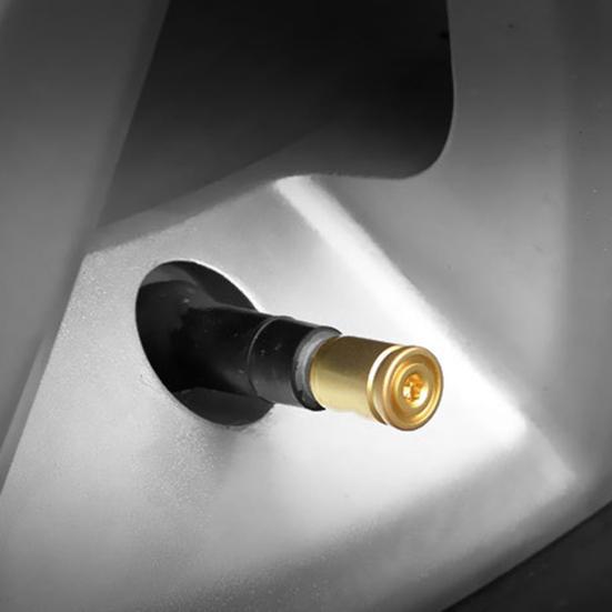 4Pcs Locking Car Tire Valve Stems Caps Anti-Theft Auto Wheel Valve Stem Covers with Rubber Seal Universal Tyre Air Stems Covers