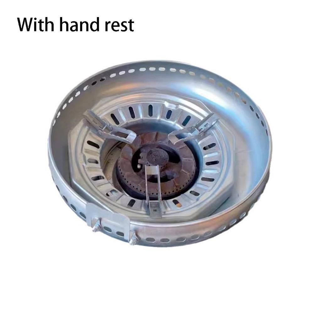 

Утолщенный ветрозащитный экран, огнеупорное энергосберегающее кольцо, концентратор тепла, для пикника на открытом воздухе With hand rest