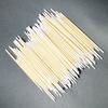 Microblading Cotton Swab with Wood Sticks Cotton Swabs Pointed Tip Dual-ended Cotton Tipped Applicator Makeup Remover