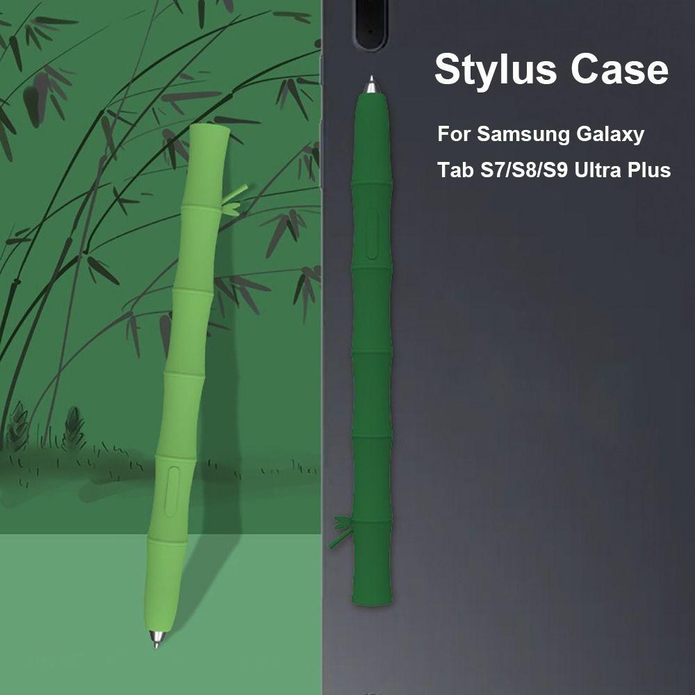 

Противоударный защитный чехол для стилуса, бамбуковый чехол для ручки S для Samsung Galaxy Tab S7/S8/S9 Plus Ultra