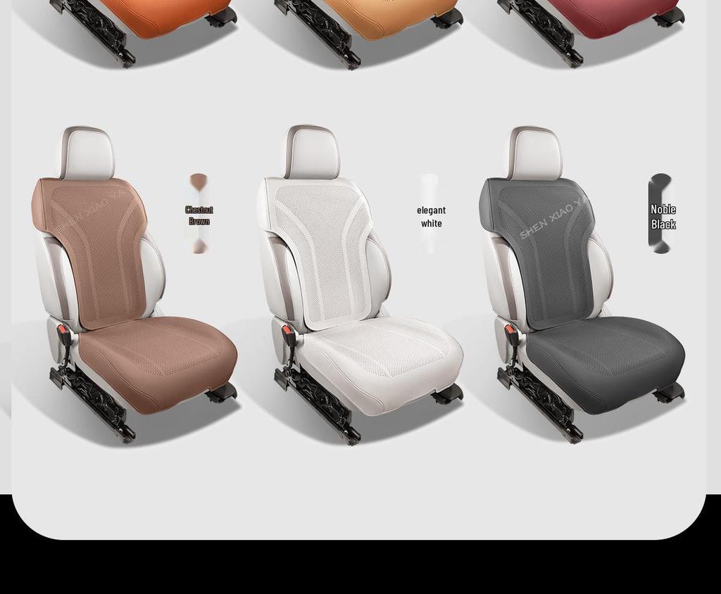 Breathable Car Seat Cushion & Backrest Pad for Galaxy E5/E8/L8/L6/L7 - Universal All-Season Use