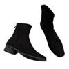Fashion Women Short Suede Flats Heeled Boots Designer Classical Woman Shoes 2025 Fad New Trends Pumps Winter Chelsea Ankle Boots Mujer