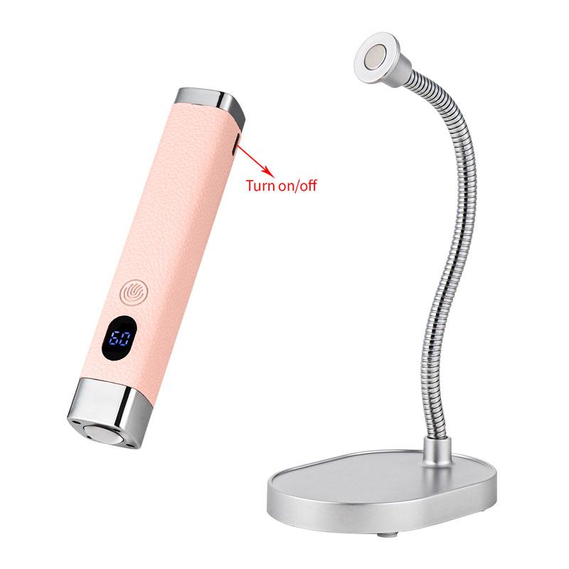 Portable Nail Dryer Light UV Nail Lamp Ai Sensor Gel Nail Lamp with Flexible Hose LED Light Curing Manicure Salon Nail Art Tools