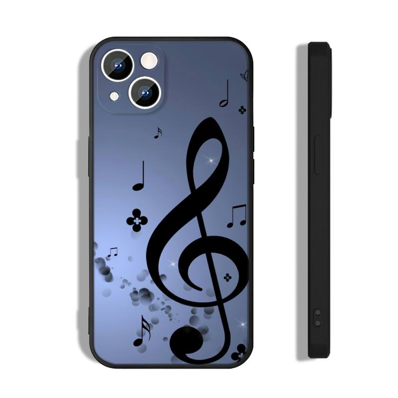 

Чехол для телефона Music Note с музыкальным скрипичным ключом для iphone14 11 12 Pro 8 7Plus SE 2020 X Pro 14 MAX 12 13 MINI XR XS, мягкие чехлы для телефонов iphone 11