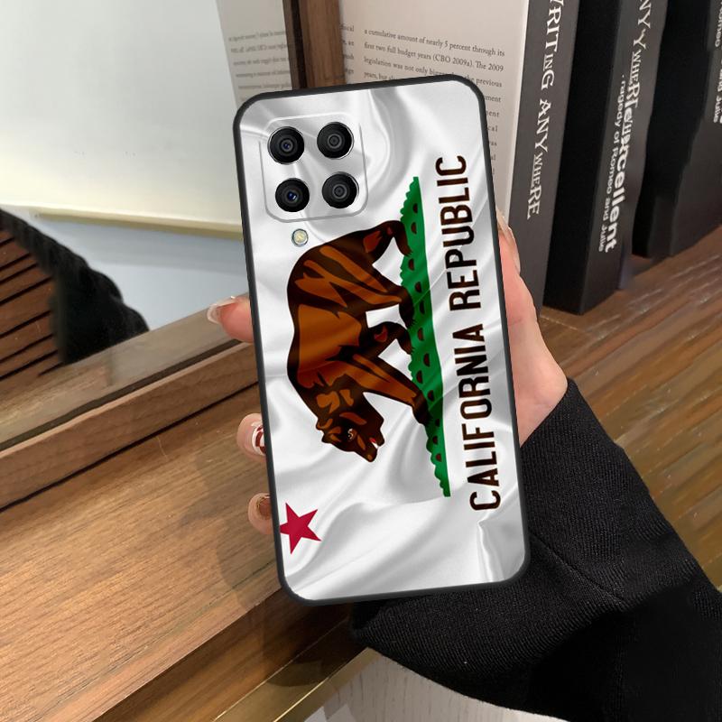 California Flag Case For Samsung Galaxy M56 M16 M36 M33 M53 M13 M12 M32 M52 M20 M15 M55 M31 M14 M35 M34 M54