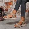 Dámské Nová Móda Elegantní Sandály Léto Nové Venkovní Sportovní Pláž Klínek Zvýšení Výšky Dámské Pohodlné Boty s Otevřenou Špičkou