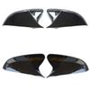 For Honda For Civic 2016- Rear View Mirror Cover Mirror Cover Horn Shape ABS Gloss Black Side Mirror Cover Rearview Caps