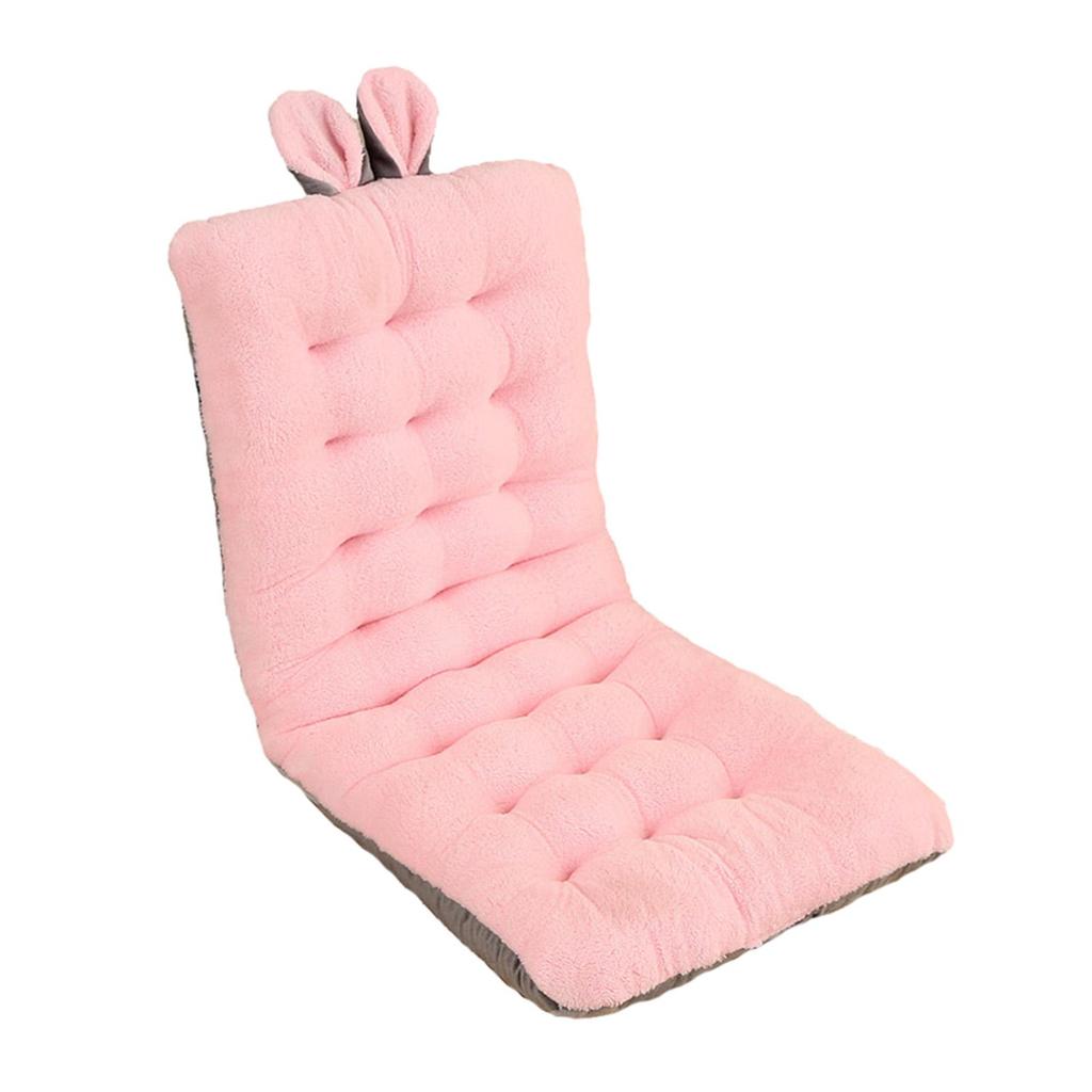 Office Chair Cushion with Fixing Band Cute Soft Chair Seat Pad Back Cushion with Ties for Dorm Bedroom Living Room Apartment Car