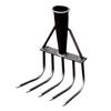 Steel Weeding Rake Detachable Gardening Hand Weeder Heavy-Duty Weeding Rake for Soil Loosening Raking Vegetable Field