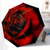 1pc Red Rose Automatic Open/close, All-Season Portable Folding Umbrella for Friends, Travel, Everyday, Events  Yy250812190