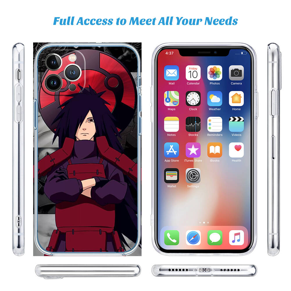 Naruto Anime Phone Case for Motorola Edge 20 30 S30 40 50 Fusion Lite Plus Pro Neo Ultra One Hyper Power Action Zoom Macro Vision