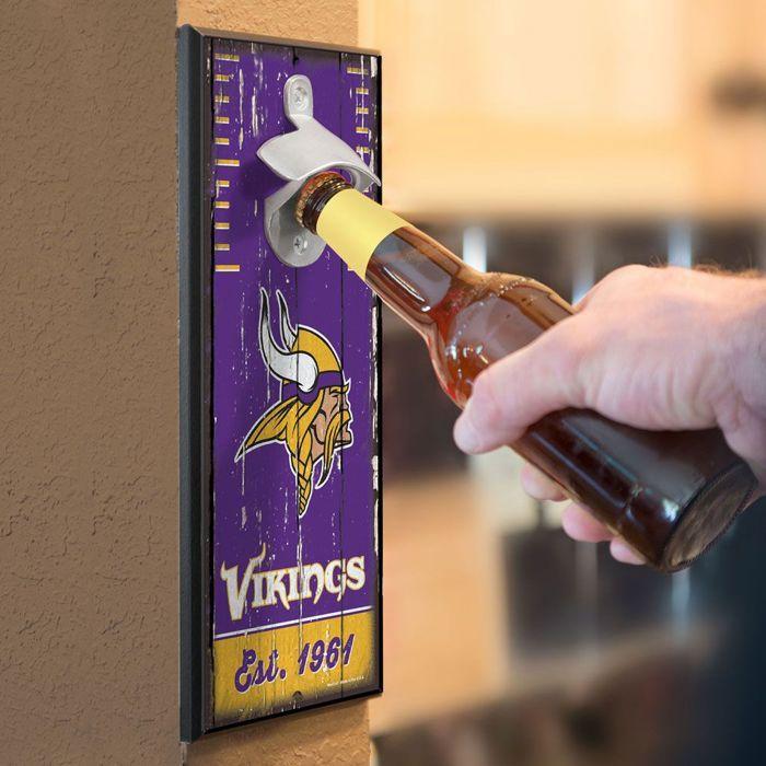 Wincraft BOTTLE OPENER Plaque de bois - NFL TEAMS