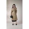 Mid-Length Hepburn Style Women's Trench Coat - Spring & Autumn 2024 Collection