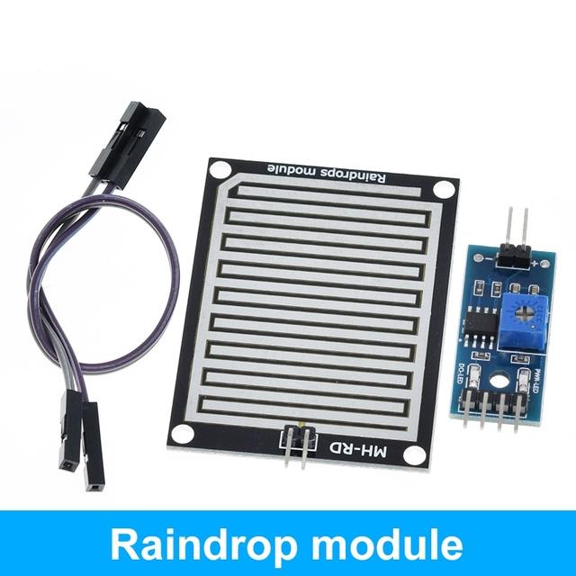 Raspberry pi 2 3 the sensor module package HC-SR04 501 DHT11 DS3231 KY-008 Sound Rain Soil sensor for arduino kit