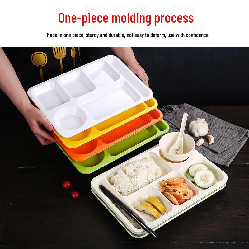 Melamin 6-Fach Unterteilter Speiseteller Set