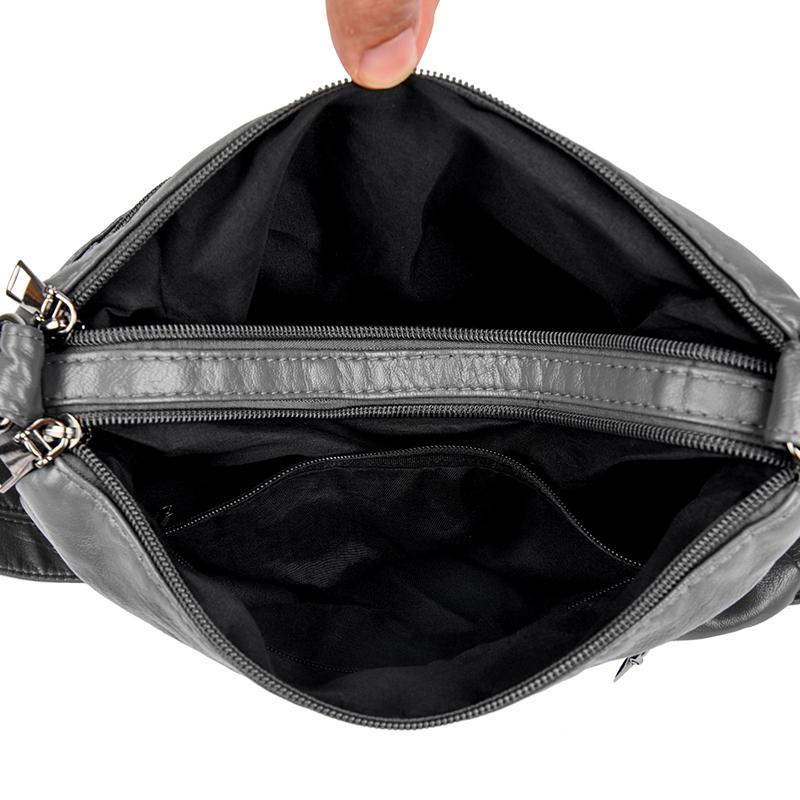 Women's Shoulder Bag Middle-aged Mom Bag Multi-pocket Shoulder Bag Lightweight Crossbody Bag