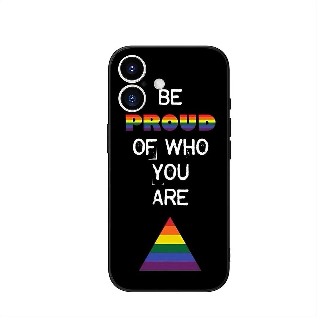 LGBTQ love is love Heart LGBT Phone Cover Case for OPPO A18 A16 A17 A38 A54 A40 A60 A80 A78 A79 A57 A55 A96 A15 A12 Casing