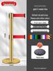 Retractable Queue Barrier Post with Belt