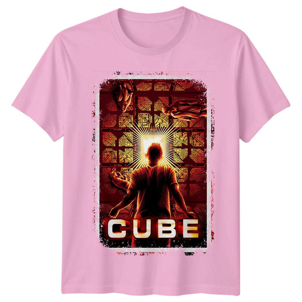 Cube 1997 Movie Poster Inspired TShirt Retro Classic Film Graphic Tee Unisex