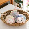 Plush Mouse Doll Floral Dress Mouse Toy Creative Flower Branch Rat Doll  Kids Gift Birthday