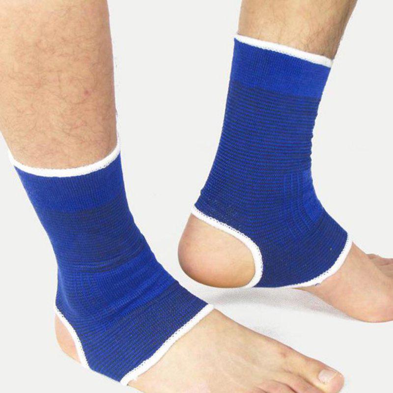 2Pcs Elbow Support Knee/Ankle Protector Sports Ankle Compression Wrap For Football Basketball Badminton Knee Brace Bandage Pad