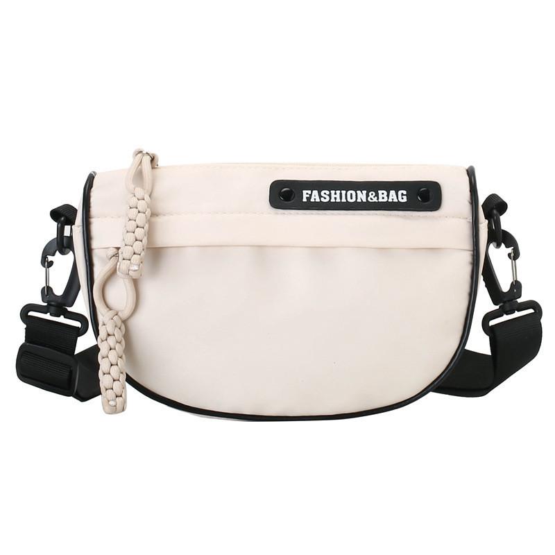 Trendy Korean Style Kids Shoulder Bag Chic Half Moon Design For Boys And Girls