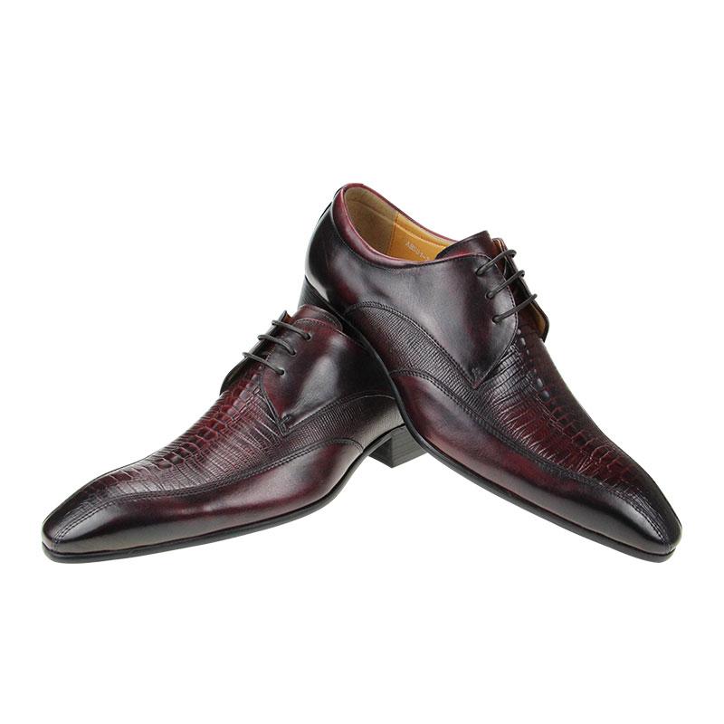 Fashion Luxury Italian Business Leather Shoes First Layer Cowhide High-end Retro Formal Wear Casual Brogue Carved Trendy Men's Shoes