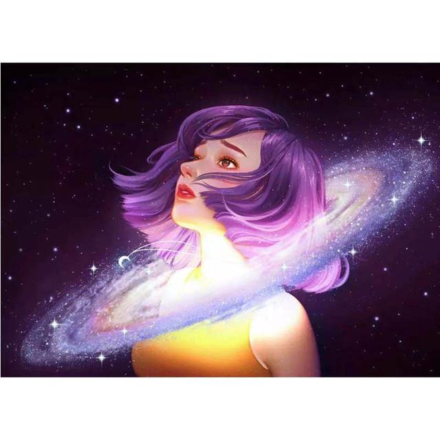 Full 5D Diamond Painting Beautiful Girl DIY Diamond Embroidery Diamond Mosaic Cross Stitch Kits Home Decor Gift