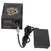 Tattoo Machine Power Supply Tattoo Foot Pedal LED Display Complete Tattoo Starter Kit