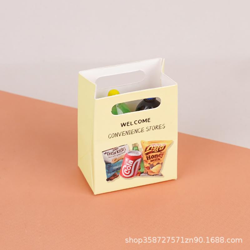 Mini Shopping Bag Doll House Small Accessories Bo11 Children'S Play House Toy Snack Bag
