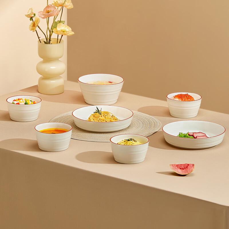Glazed Ceramic 10-Piece Dinnerware Set
