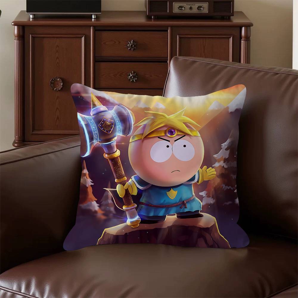 Anime South Park Butters Kuddfodral Tum Gårdshusdekor Hem Prydnadskuddfodral För Soffdekorationer