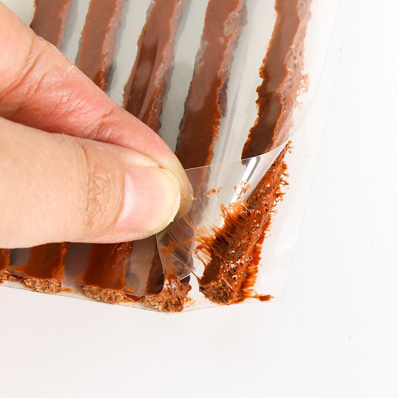 5pcs Car Tire Repair Strips Stiring Glue for Tyre Puncture Emergency Car Motorcycle Bike Tyre Tire Rubber Strips Repairing Tools