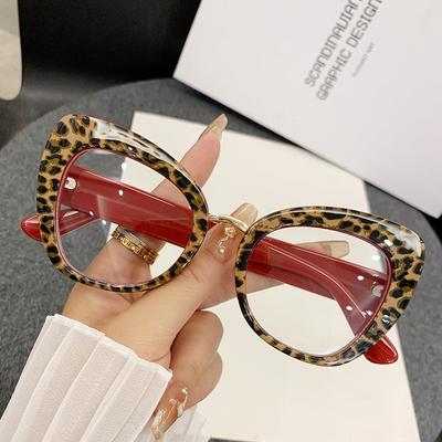 European and American Style Cat-eye Eyeglasses Frames for Women, Non-prescription Glasses