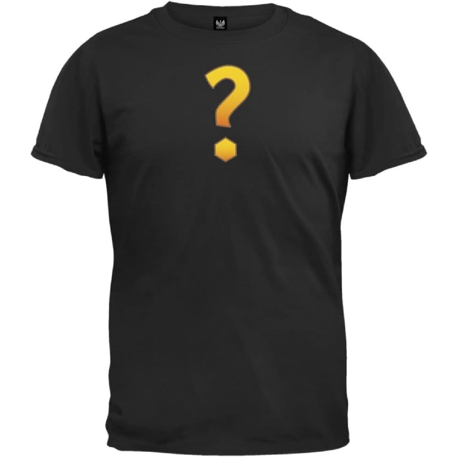 

Question Mark Black T-Shirt XXXXXL чорний