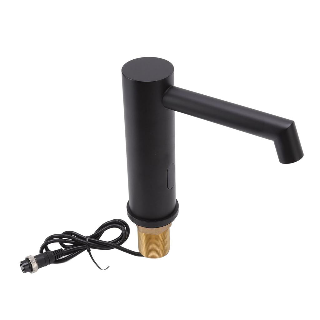 G1 2 Automatic Faucet 304 Stainless Steel Battery Powered Hands Free Single Cold Sensor Faucet for Bathroom Hotel AC220V