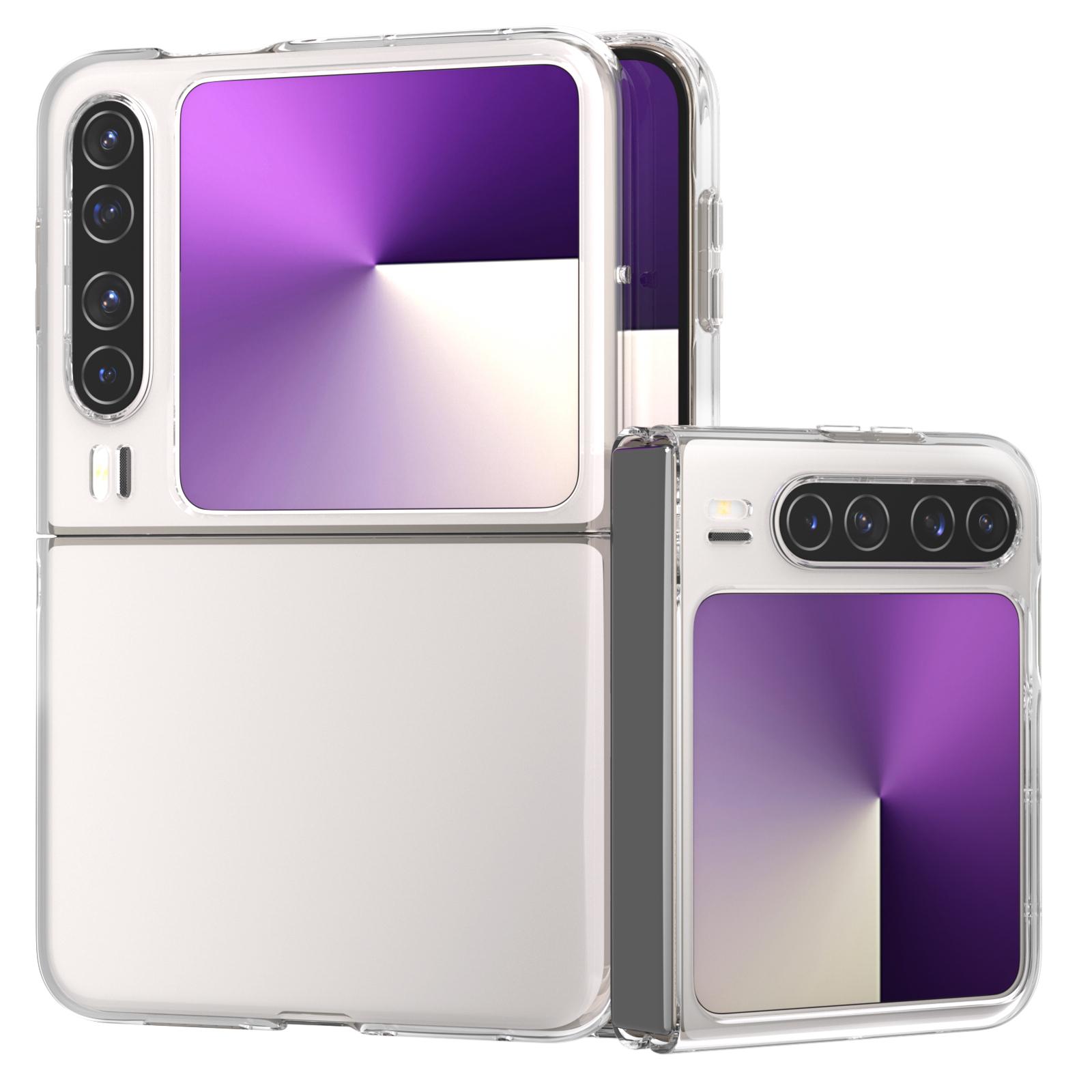 

For Huawei Pura X Clear Case Anti-Drop Hard PC Phone Cover Type A