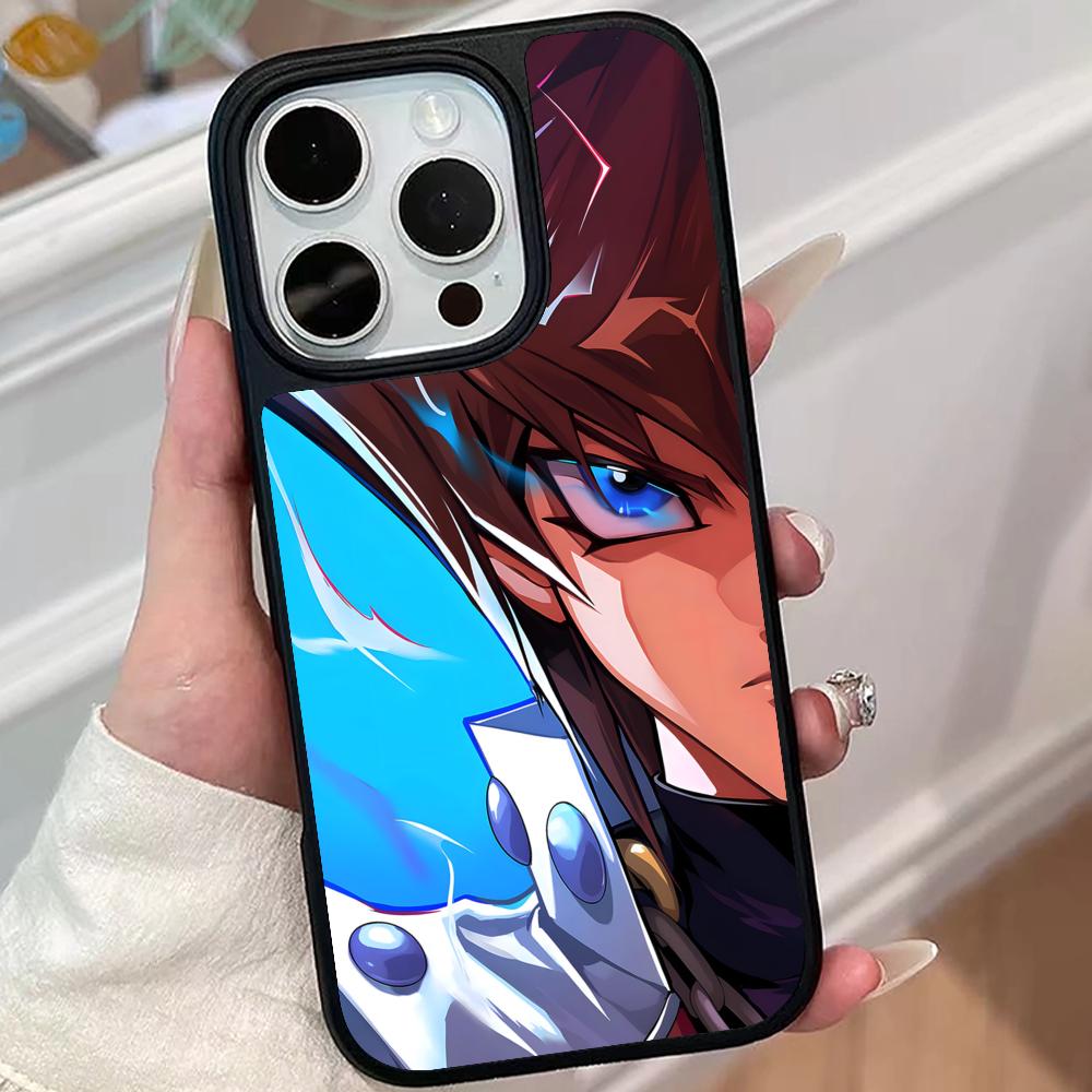 Yugioh Seto Kaiba Phone Case for iPhone 17 16 15 14 13 12 11 Air Pro Max Plus Matte Surface Cover