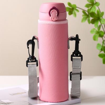Schutzhülle für Thermobecher Verstellbarer Riemen Griff Flaschenhalter Für Picknick