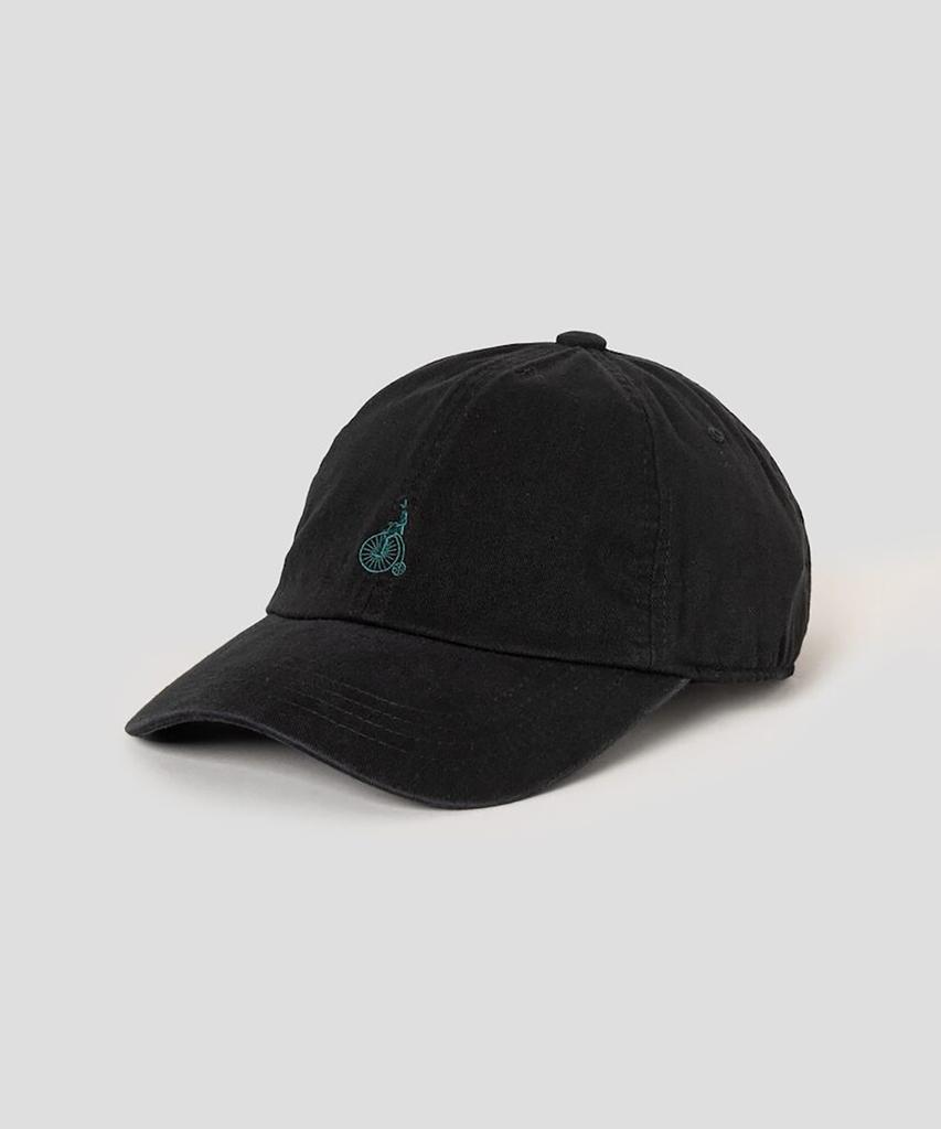 Binpolaegseseoli Cotton Twill Logo Washed Ball Cap - Black