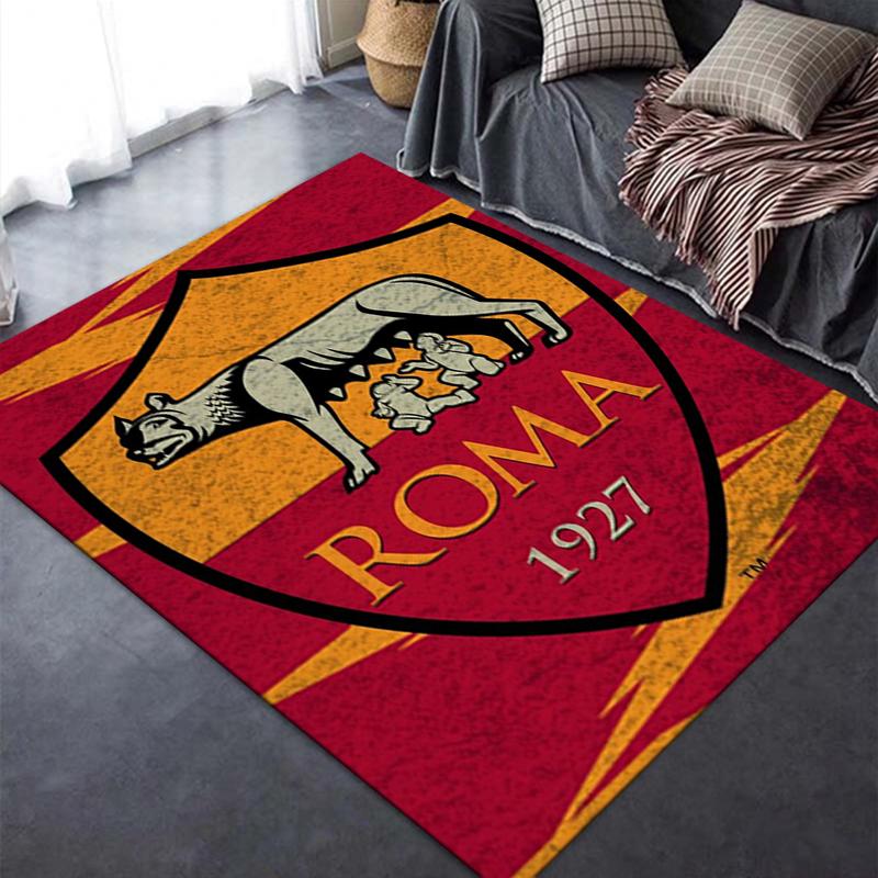 Nuovo Tappeto A.S. Roma 2025 per Soggiorno Camera da Letto Casa Decorazione Divano, Tappetino Antiscivolo per Giochi Bambini01