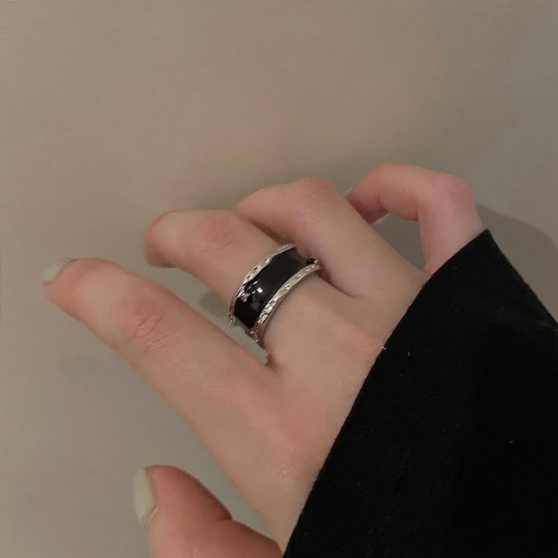 Eleganter Verstellbarer Geometrischer Kupferring mit Atemberaubendem Mondstein Für Modebewusste Frauen