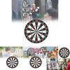 Langlebiges 17-Zoll-Dartboard-Set mit hochwertigem Fiberglas-Design für Spiele im Freien