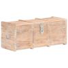Day and Night - Day and Night Solid Acacia Wood Storage Chest 90x40x40 Cm