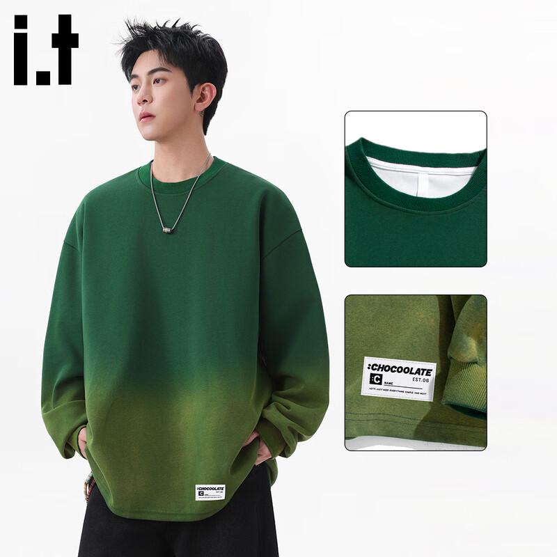 

CHOCOOLATE Men s Gradient Tie-Dye Casual Crewneck Sweatshirt 2XL