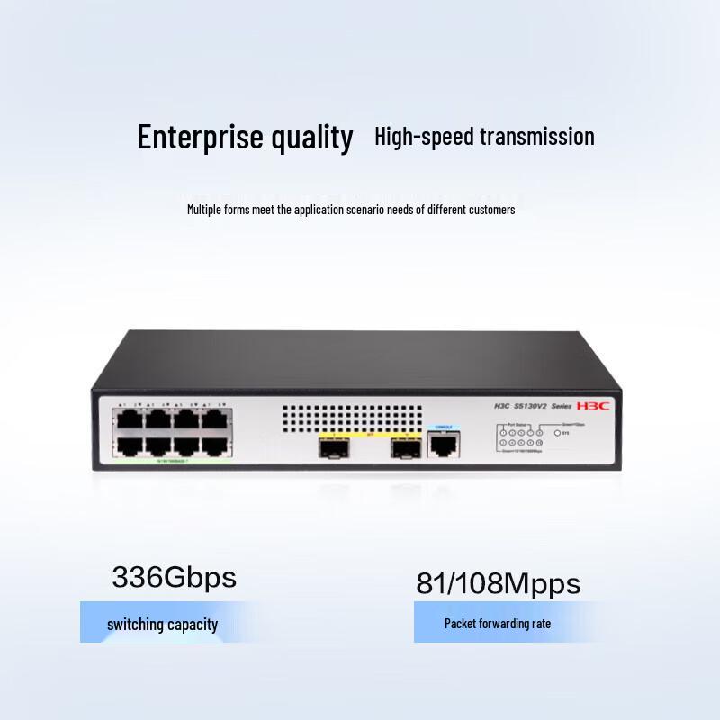 

H3C S5130V2-10P-LI Managed Gigabit Ethernet Switch