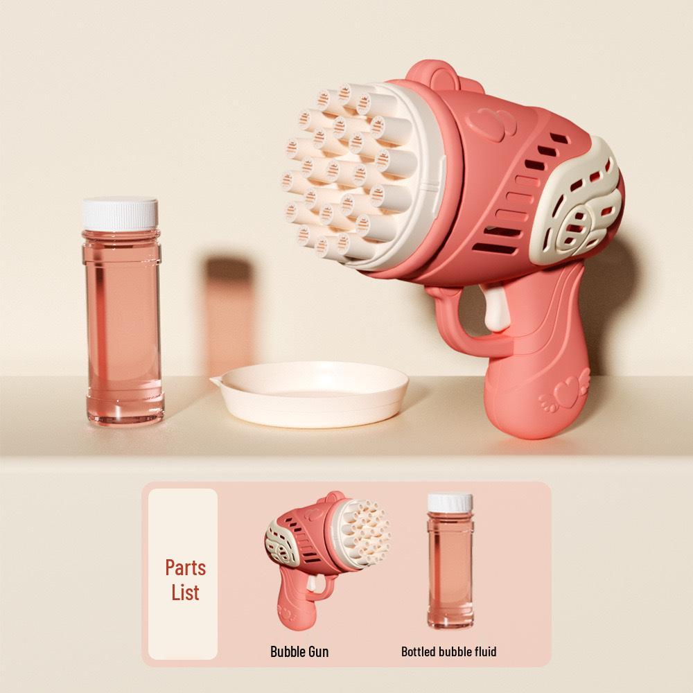 Hot-Selling Automatic Luminous Gatling Bubble Gun - Perfect Toy for Kids